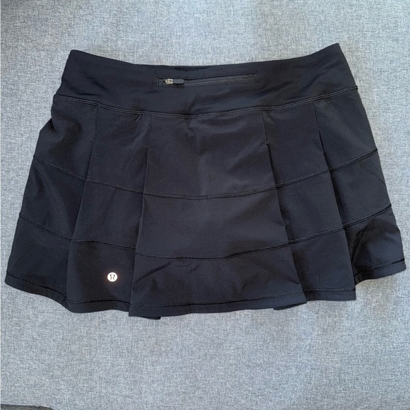 lululemon athletica Dresses & Skirts - Lululemon Pace Rival Skirt Tall 4-way Stretch 15" Tennis Golf Skort Black